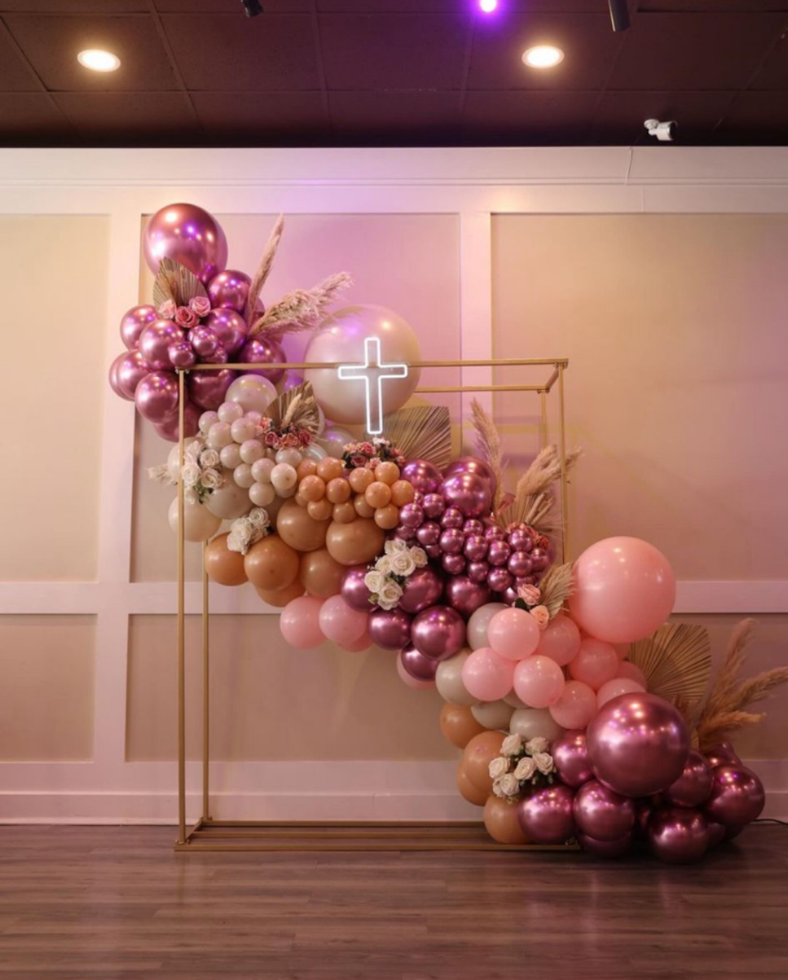 christening balloon decor long island ny