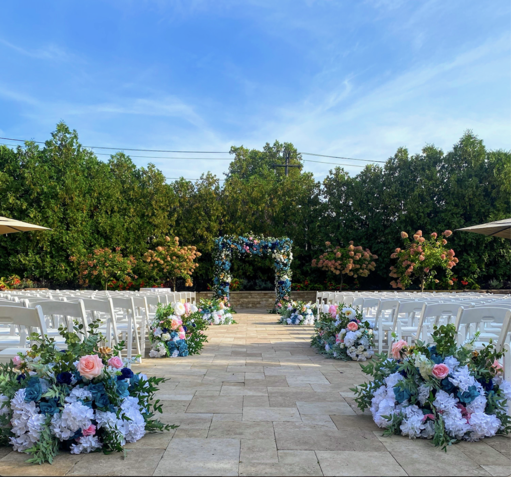 Leonrds Polazzo wedding flowers